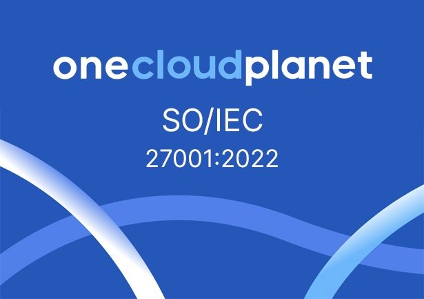 Сертифікат міжнародного стандарту безпеки ISO/IEC 27001:2022 тепер в активі OneCloudPlanet